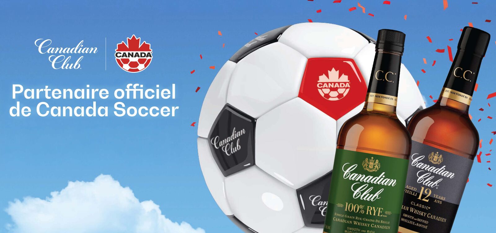 Canadian Club Partenaire officiel de Canada Soccer
