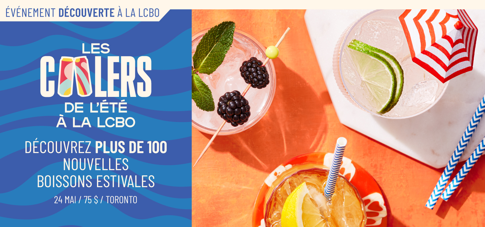 Les coolers de l’été à la LCBO Découvrez plus de 100 nouvelles boissons estivales