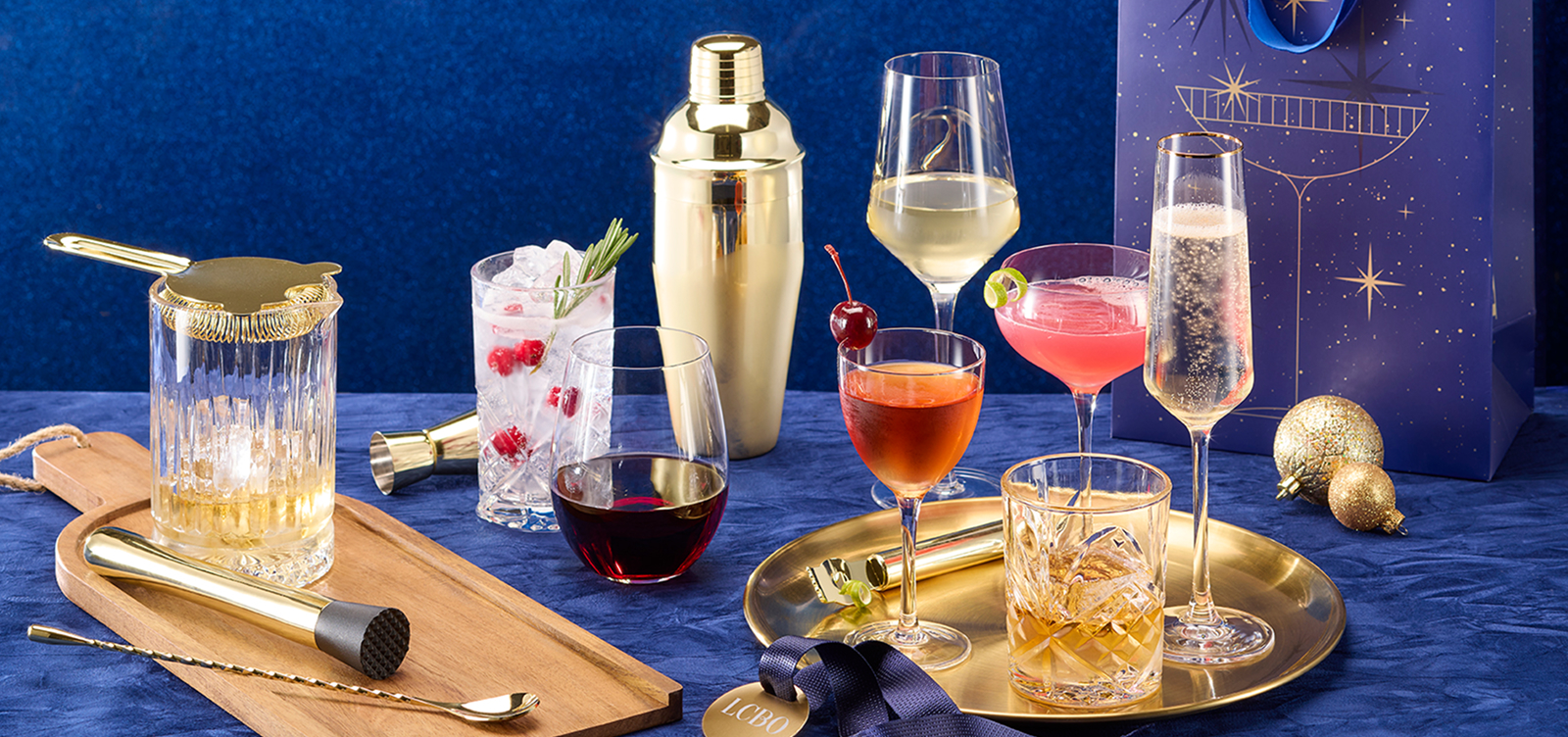 Verres, emballages-cadeaux et autres