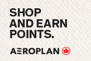 Earn Aeroplan points in store