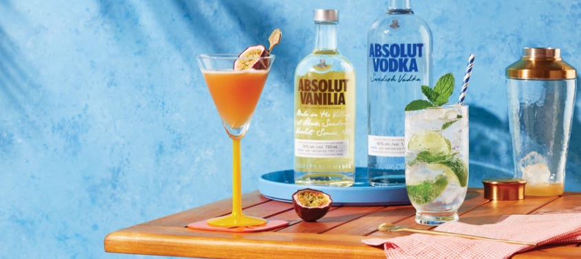 Essayez ce martini au fruit de la Passion avec de la vodka