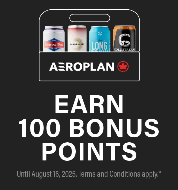 Earn 100 Aeroplan Points When You Buy 8 or More Coolers on Bonus Offer