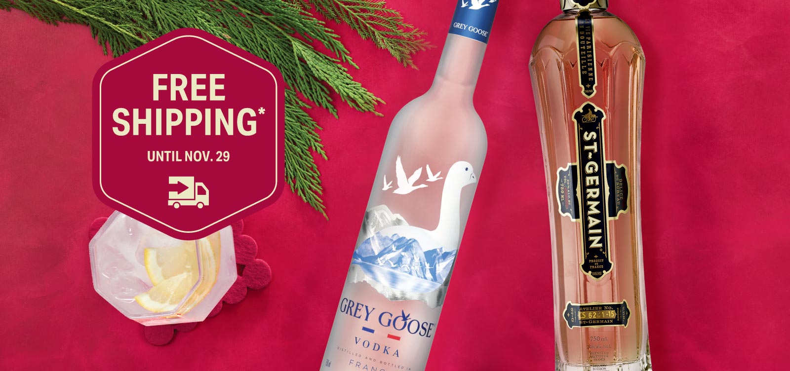 Free Shipping When You Buy Any 2 Participating Spirits