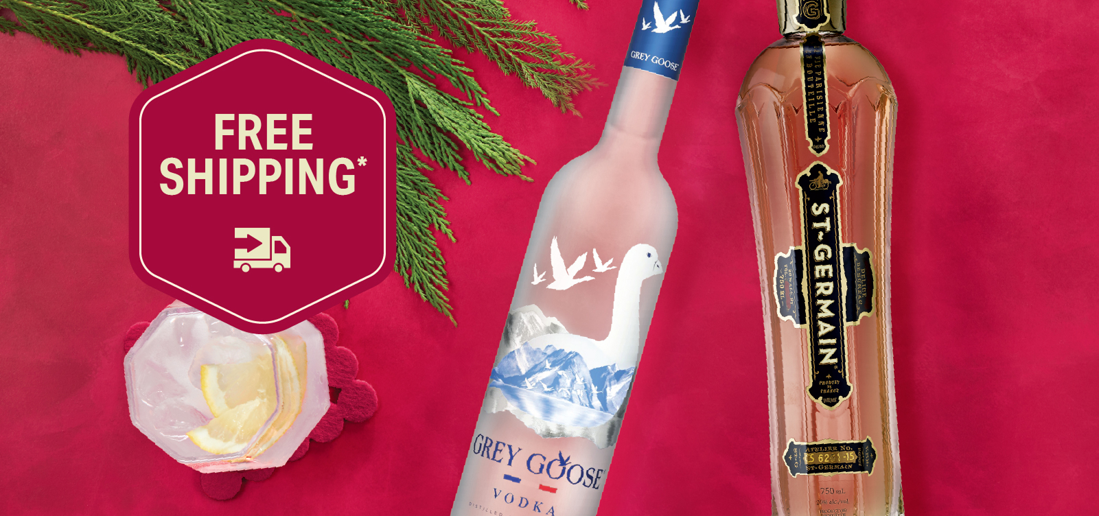 Free Shipping When You Buy Any 2 Participating Spirits