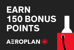 Get 150 Aeroplan Bonus Points when you spend $75 on any Italian wine