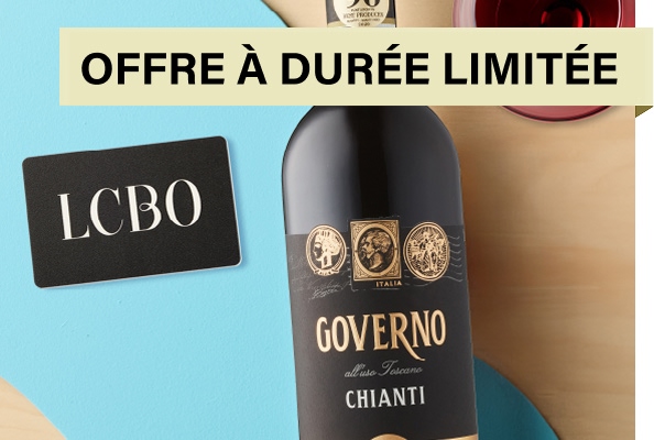 Obtenez une carte-cadeau virtuelle de la LCBO d’une valeur de 15 $