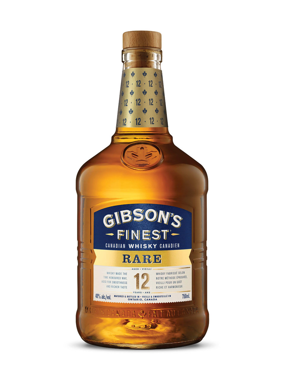GIBSON'S FINEST RARE 12 YEAR OLD 750 mL