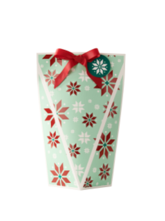 Boîte-cadeau pliante pour deux bouteilles