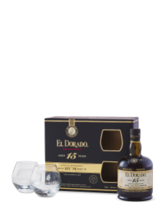 El Dorado Rhum 12 Ans Coffret Cadeau 2 verres, Fiche produit