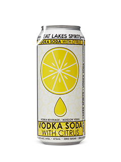 Great Lakes Spirits Vodka Soda With Citrus