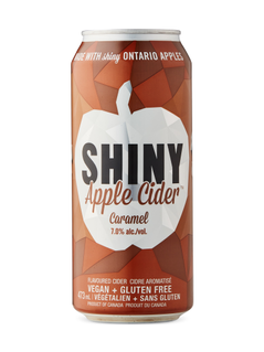 Shiny Apple Cider Caramel Apple