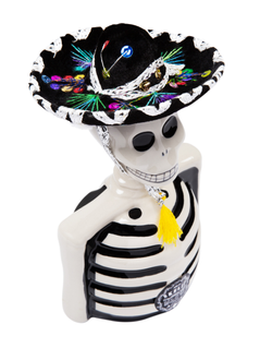 Skelly Anejo Tequila With Mariachi Hat