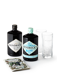 Hendrick's Gin Duo + FREE glasses & recipe booklet