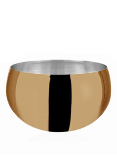 Stainless Steel Gold Wine Cooler Bowl