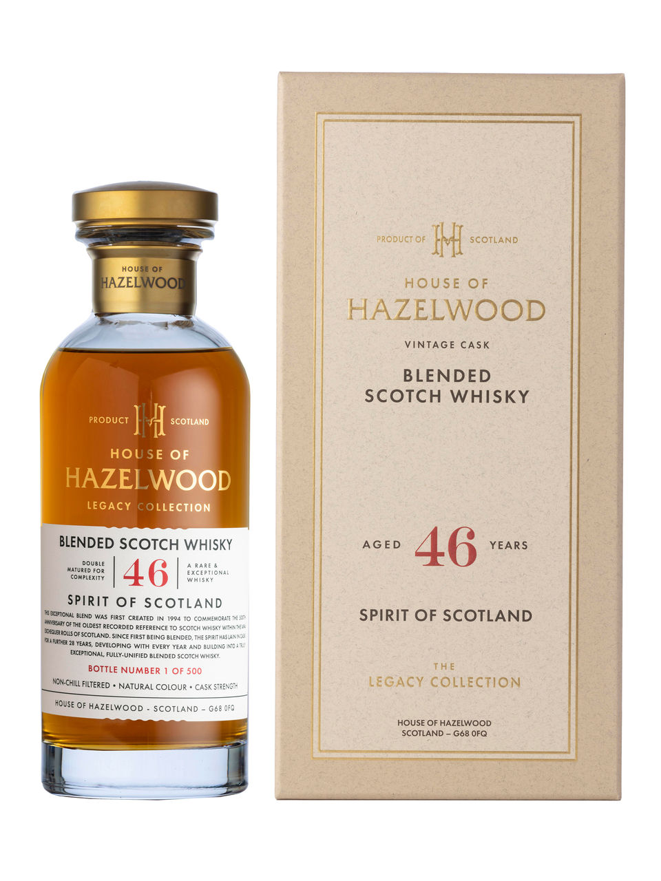 House of Hazelwood Spirit of Scotland Double Matured Blended