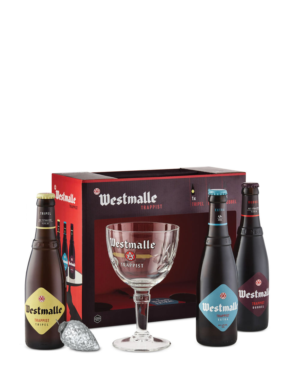 Westmalle Trappist Gift Set (3 Ales & 1 Glass)