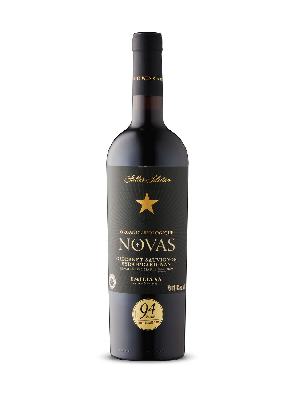 Emiliana Novas Stellar Selection Cabernet Sauvignon/Syrah/Carignan 2021 ...