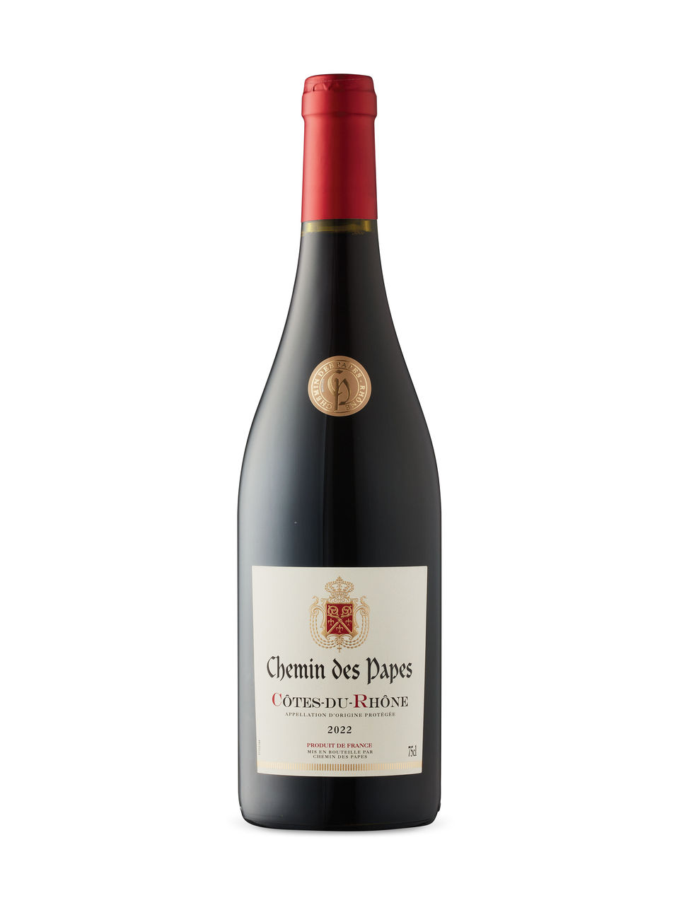9,89€/L) CHEMIN DES PAPES COTES DU RHONE (6 X 0,75l) - Rotwein Trocken