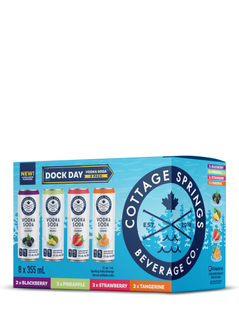 Cottage Springs Vodka Soda Dock Day Mixed 8 Pack