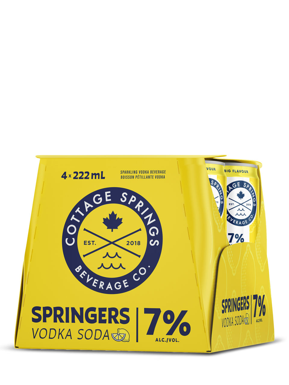 Cottage Springs Lemon Vodka Soda Springers LCBO