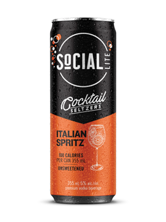 Social Lite Italian Spritz Cocktail Seltzer