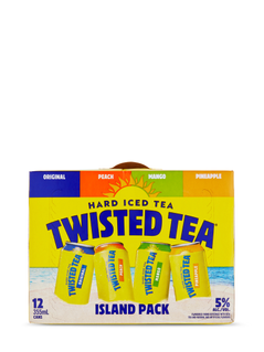 Carton mixte Twisted Tea Island