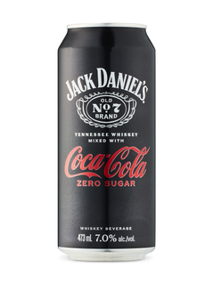 Jack Daniel's et Coca-Cola Zéro sucre