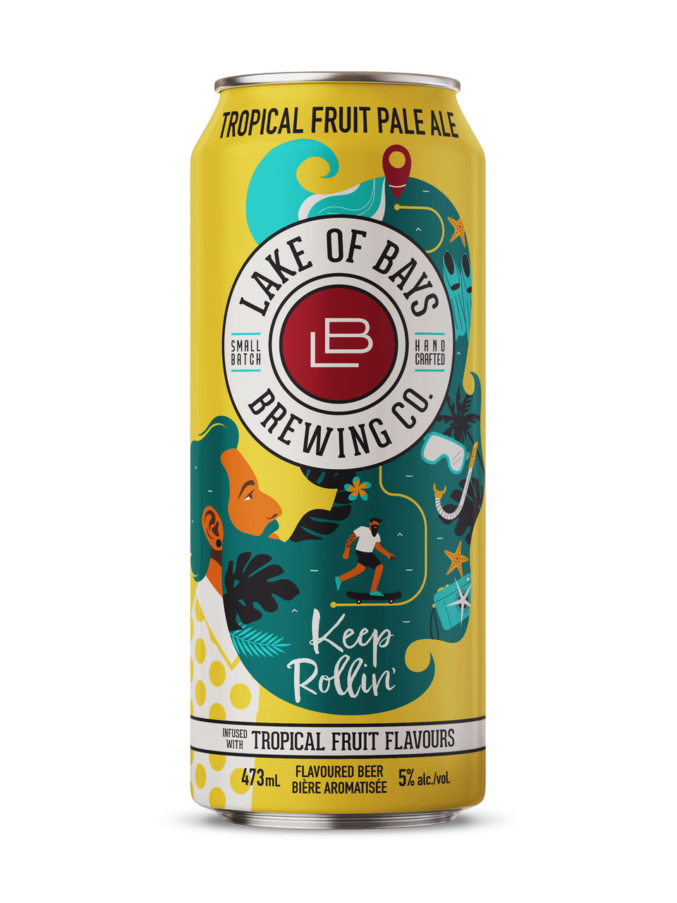 Lake Of Bays Keep Rollin' Tropical Fruit Pale Ale LCBO