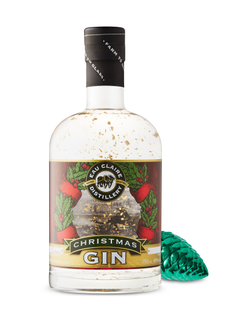 Eau Claire Christmas Gin Snow Globe Bottle