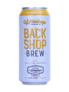 GL Heritage Back Shop Brew Blonde Ale