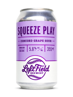 Left Field Brewery Squeeze Play Concord Grape Sour