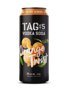 Tag Vodka Soda Orange Twist