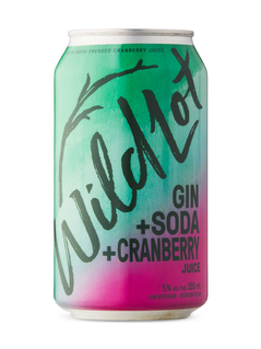 Wild Lot Gin + Soda + Cranberry Juice