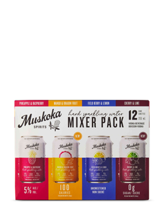 Carton mixte Muskoka Hard Sparkling Water