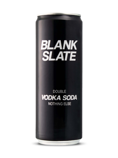 Blank Slate Double Vodka Soda
