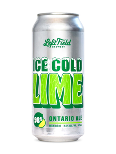 Left Field Brewery Ice Cold Lime 98% Ontario Ale