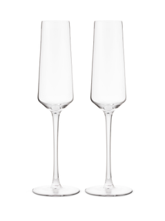 Fl&ucirc;tes &agrave; champagne (ensemble de 2)