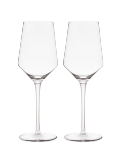Verres &agrave; vin avec pied (ensemble de 2)