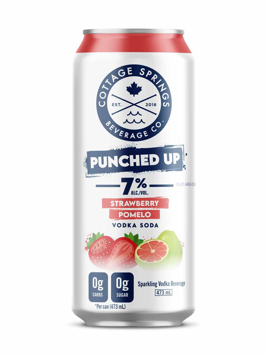 Cottage Springs Strawberry Pomelo Vodka Soda | LCBO