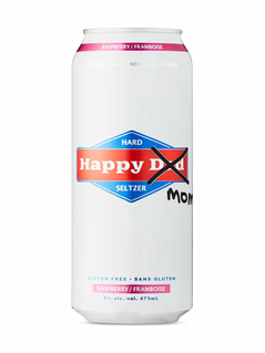 Happy Dad Hard Seltzer Raspberry - Happy Mom