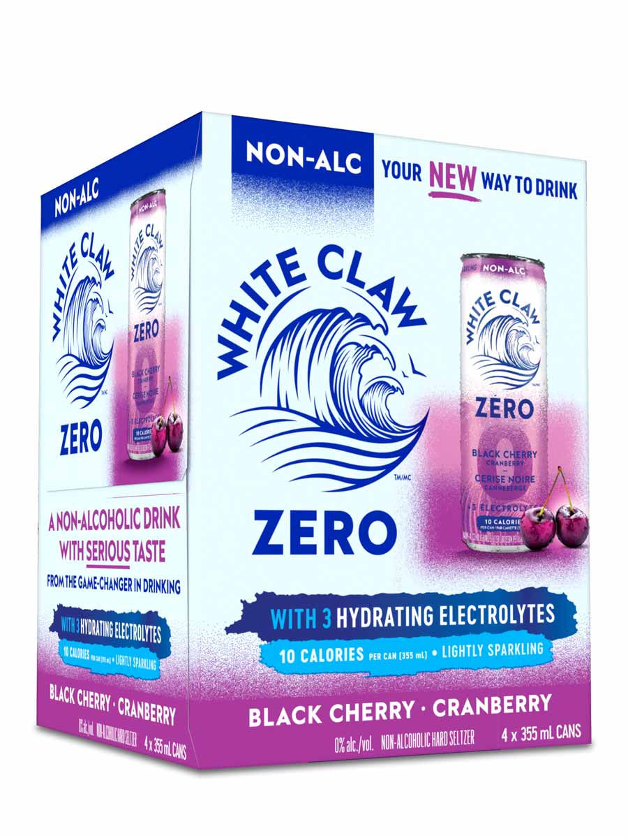 白樺 White Claw Zero Proof Black Cherry Cranberry | LCBO