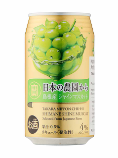 Takara Nippon Chu-hi SHIMANE Shine Muscat 350ml Made of carefully selected Shine Muscat juice from I