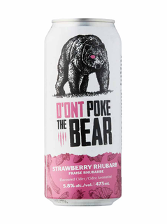 D'Ont Poke The Bear Strawberry Rhubarb Cider