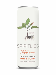 Spiritliss Hibiscus Non-Alcoholic Gin & Tonic 4pac
