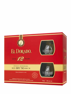 EL DORADO 12 YEAR OLD GIFT PACK (2 GLASSES)