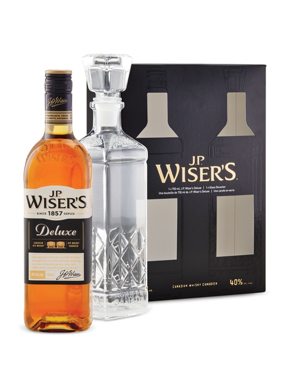 Wiser's Deluxe Whisky With Decanter Gift Pack | LCBO