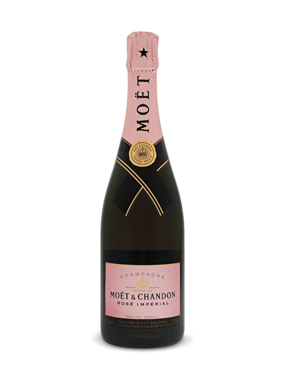 Moet & Chandon Champagne Brut Rose, France (Vintage Varies) - 750 ml bottle