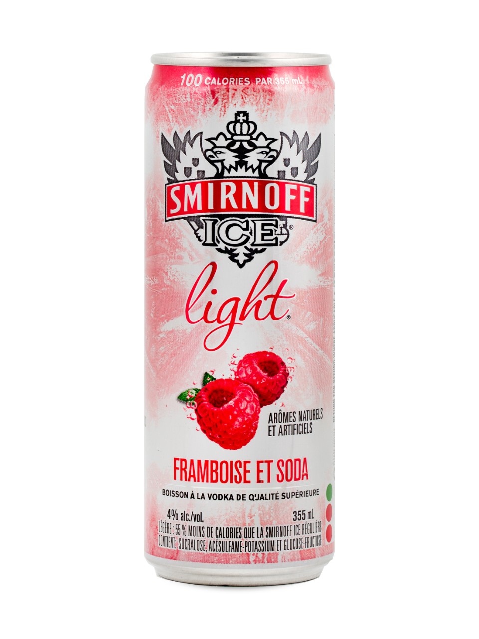 Smirnoff Ice Light Raspberry & Soda LCBO.