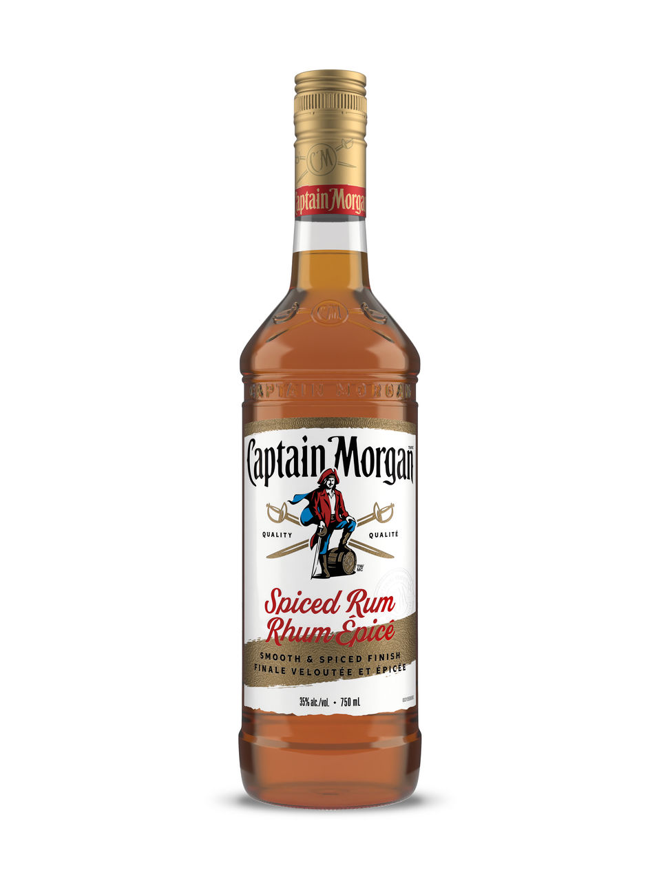 CAPTAIN MORGAN SPICED GLASS - 750ML