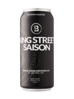Block Three Brewing King Street Saison